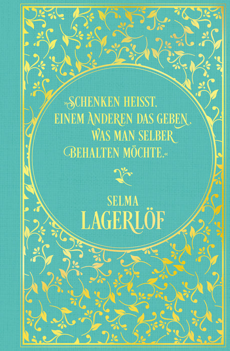 Notizbuch Selma Lagerlöf: Leinen mit Goldprägung