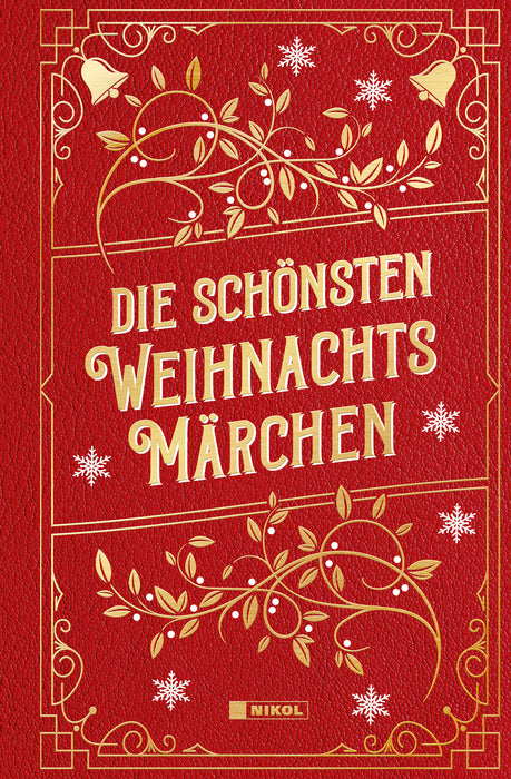 Die schönsten Weihnachtsmärchen: Cabra-Leder mit zweifarbigen Prägungen